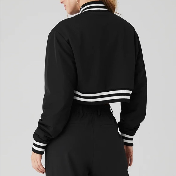 Alo Cropped G.O.A.T Jacket LARGE (SOLD on MERC) - Picture 3 of 7